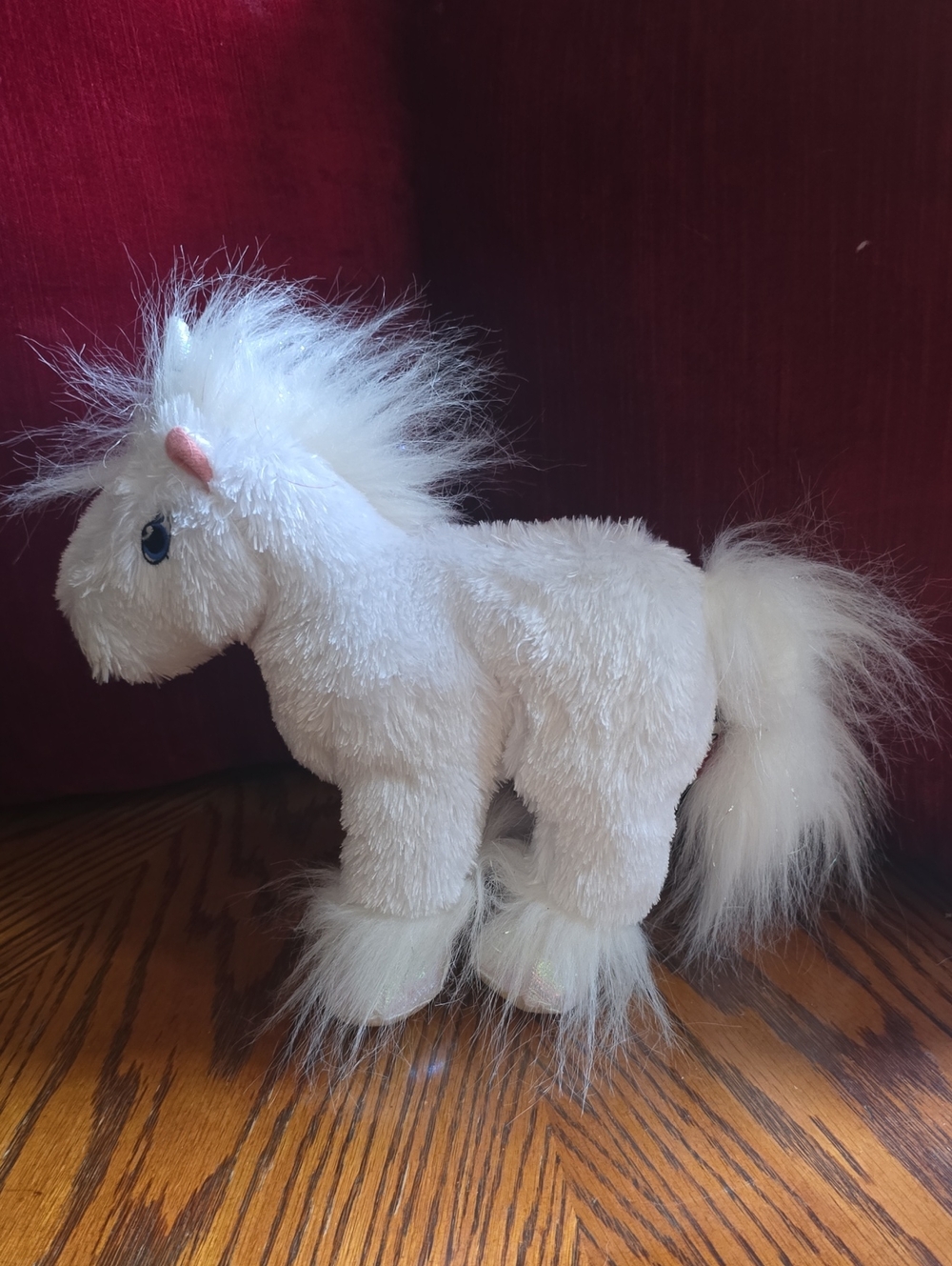 Ganz Small White Unicorn Stuffed Animal